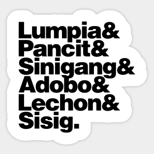 Filipino Foodie Sticker